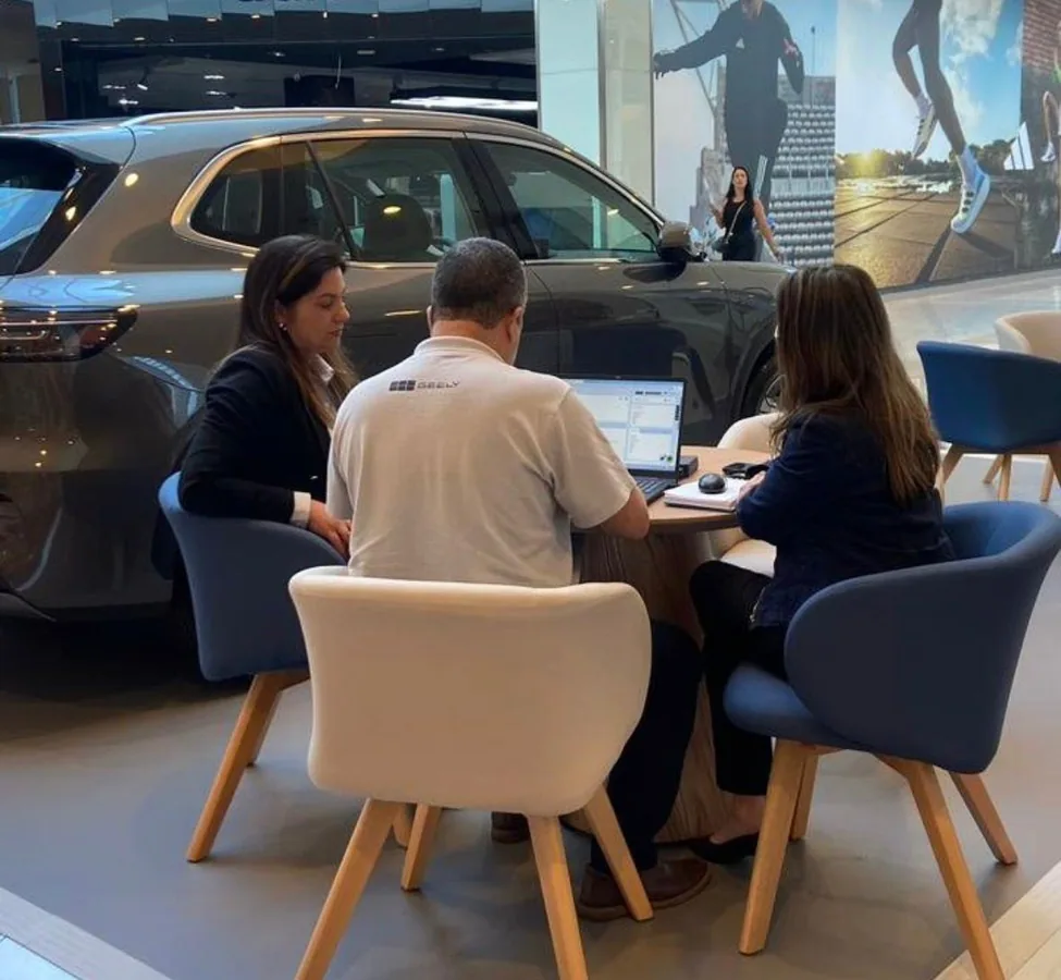 Consultoria em concessionária Geely