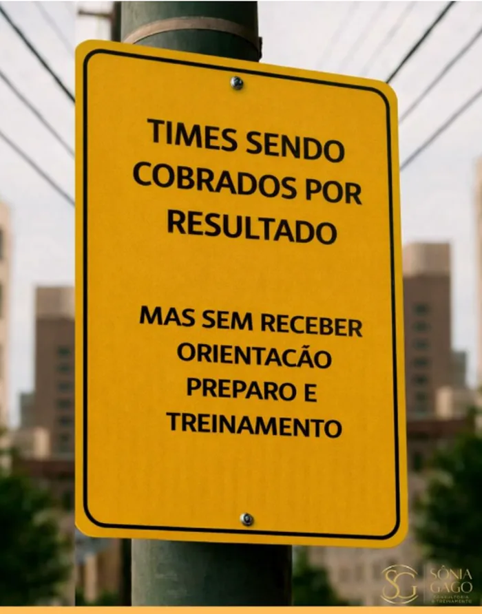Post no LinkedIn: Times cobrados por resultado, sem receber preparo